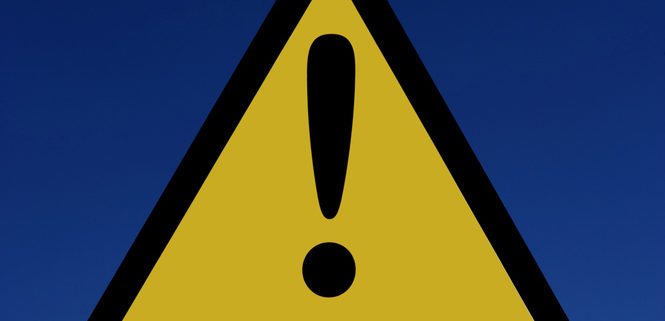 Caution sign