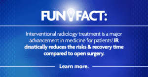 Interventional radiology fun fact